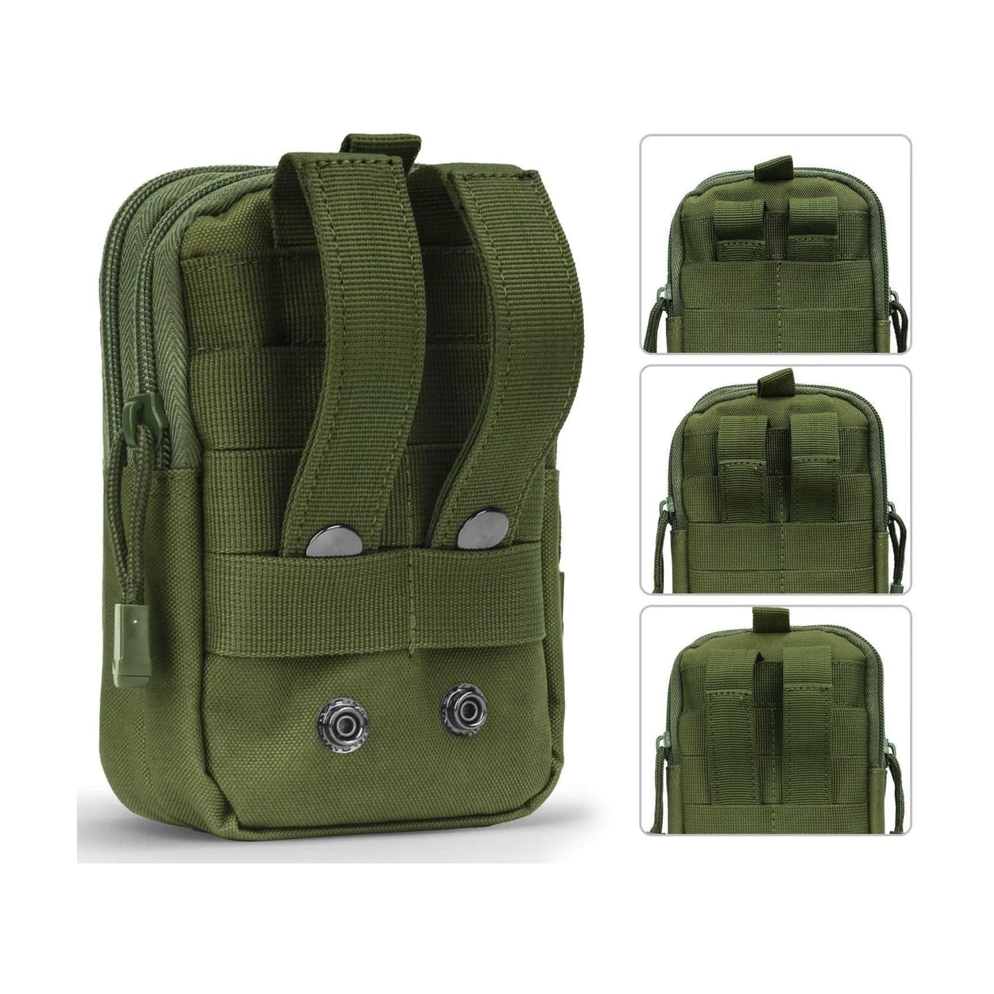 Jupitergear Tactical MOLLE Military Pouch Waist Bag for Hiking, Running and Outdoor Activities