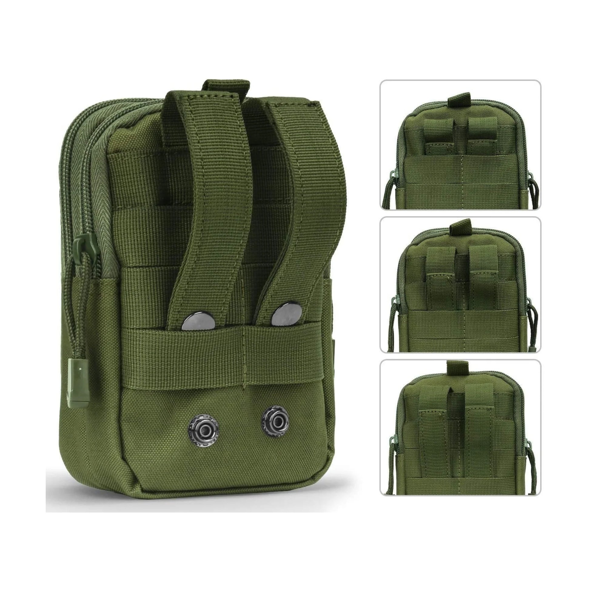 Jupitergear Tactical MOLLE Military Pouch Waist Bag for Hiking, Running and Outdoor Activities