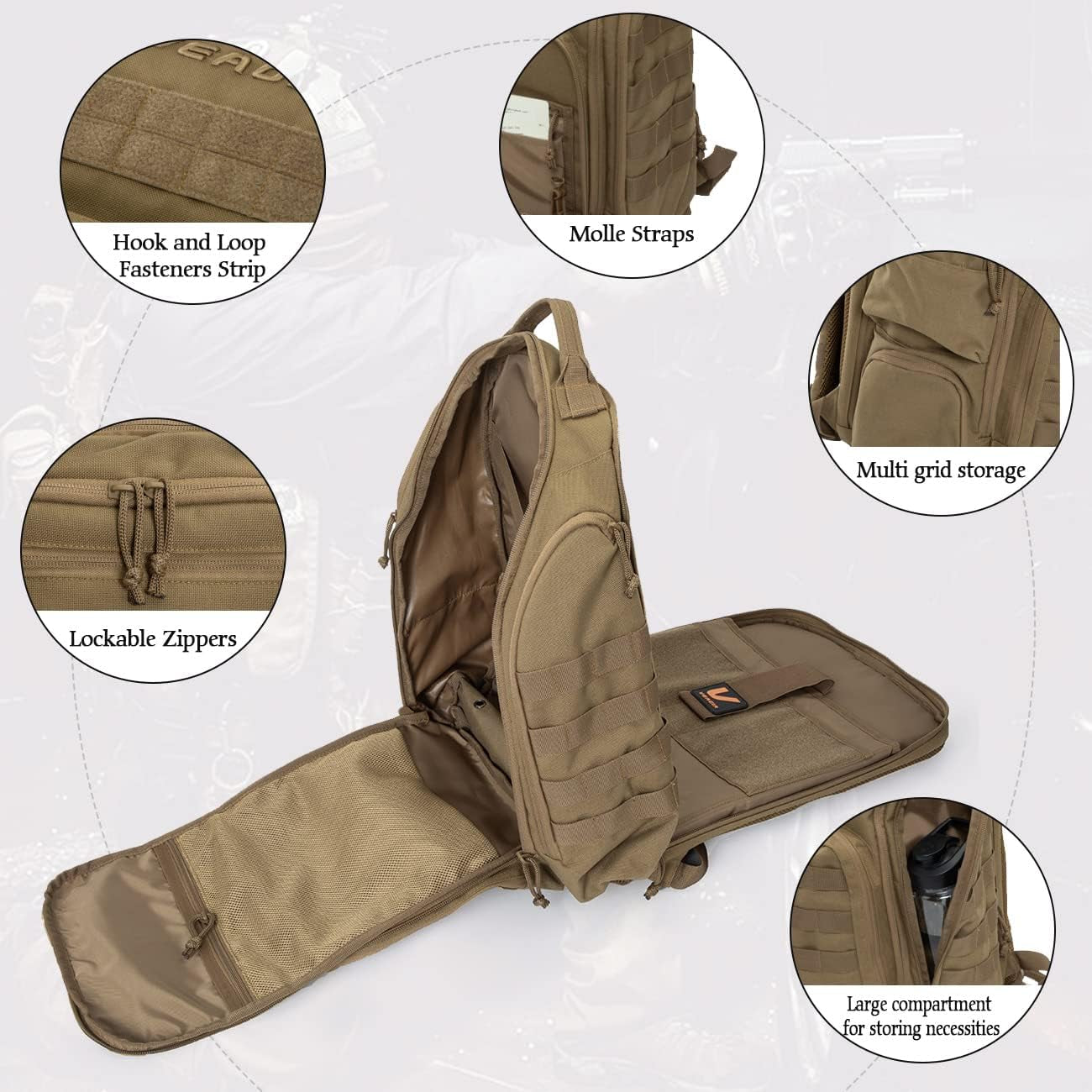 Tactical Backpack Laptop Backpack Molle Outdoor Hiking Backpacks Hunting Hiking EDC