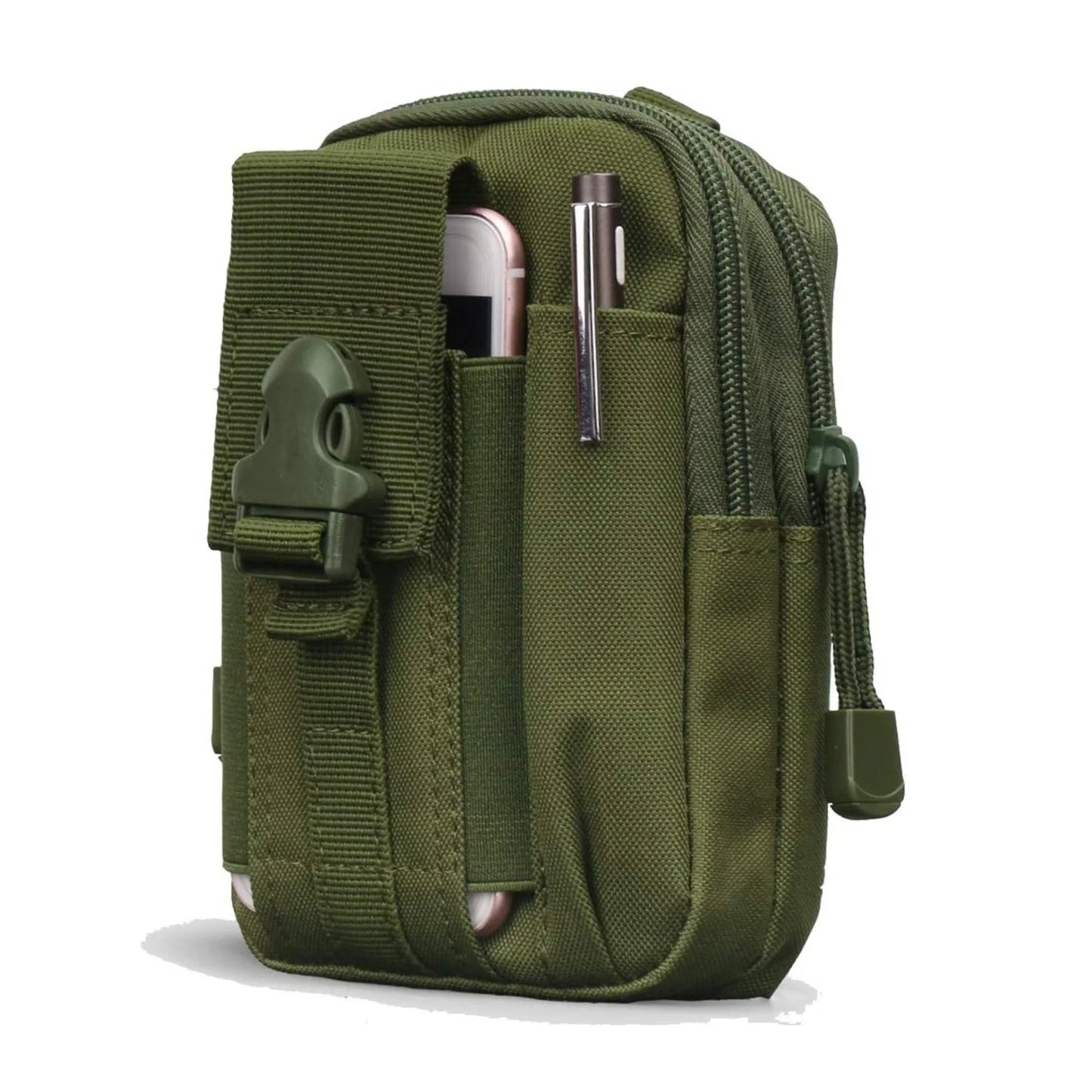 Jupitergear Tactical MOLLE Military Pouch Waist Bag for Hiking, Running and Outdoor Activities