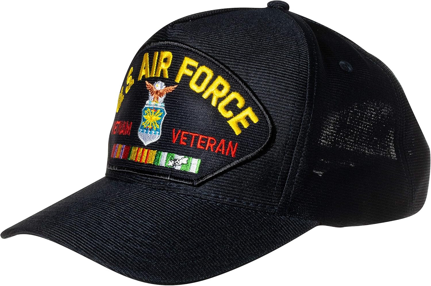 US Army Retired Emblem Patch Hat - Adjustable Snapback Baseball Cap for Veterans & Army Enthusiasts (Black)
