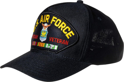 US Army Retired Emblem Patch Hat - Adjustable Snapback Baseball Cap for Veterans & Army Enthusiasts (Black)