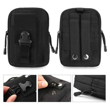 Jupitergear Tactical MOLLE Military Pouch Waist Bag for Hiking, Running and Outdoor Activities