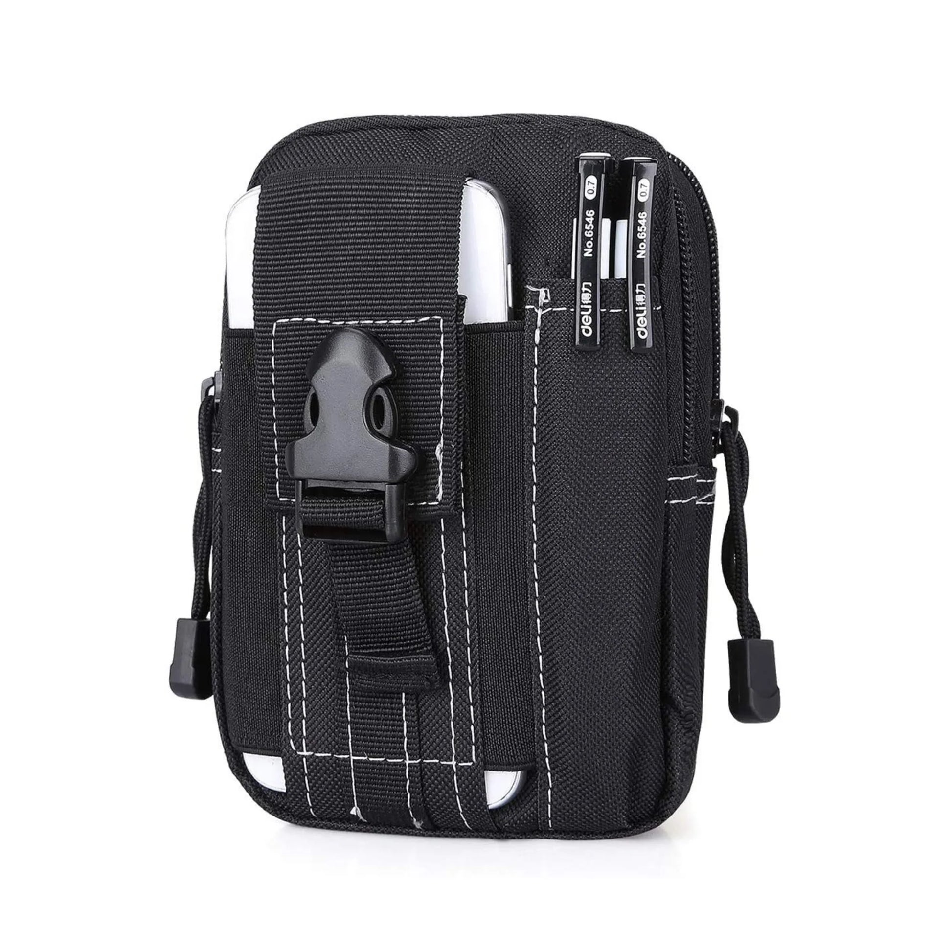 Jupitergear Tactical MOLLE Military Pouch Waist Bag for Hiking, Running and Outdoor Activities