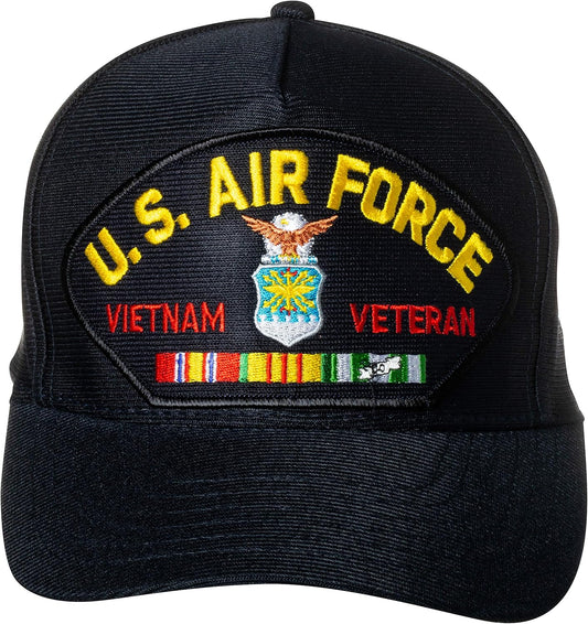 US Army Retired Emblem Patch Hat - Adjustable Snapback Baseball Cap for Veterans & Army Enthusiasts (Black)